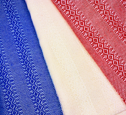 Drapeau Tricolore Français en Rebozos