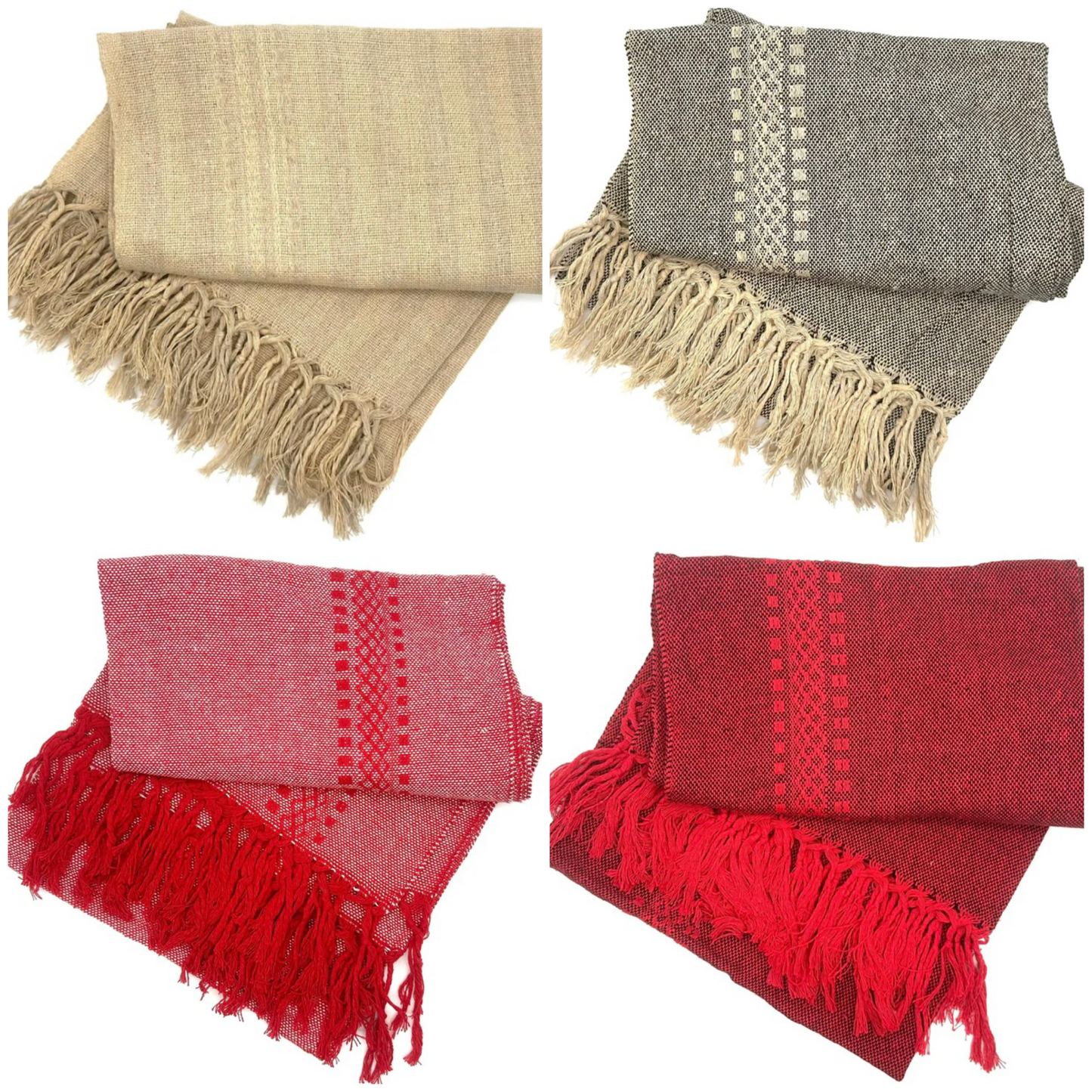 2.2m “Raíz” Heavy Cotton Mexican Birth Rebozo (7ft 2in)
