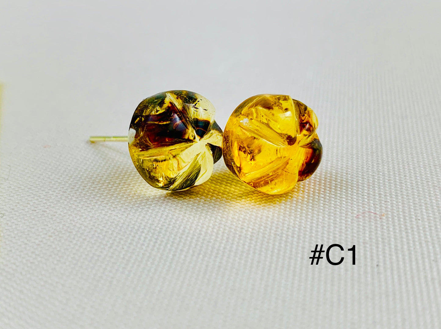 Chiapas Amber Earrings