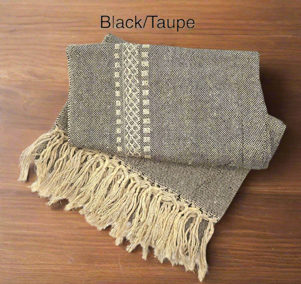 Oaxaca 2.2m (7ft 2in) 100% Cotton Mexican Rebozo (220cm x 58cm)