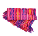 1.9m (6ft 3in) Arrow Design Multi Coloured Artisanal Mexican Rebozo Shawl (190cmx85cm)