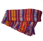 1.9m (6ft 3in) Arrow Design Multi Coloured Artisanal Mexican Rebozo Shawl (190cmx85cm)