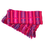 1.9m (6ft 3in) Arrow Design Multi Coloured Artisanal Mexican Rebozo Shawl (190cmx85cm)