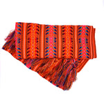 1.9m (6ft 3in) Arrow Design Multi Coloured Artisanal Mexican Rebozo Shawl (190cmx85cm)