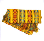 1.9m (6ft 3in) Arrow Design Multi Coloured Artisanal Mexican Rebozo Shawl (190cmx85cm)