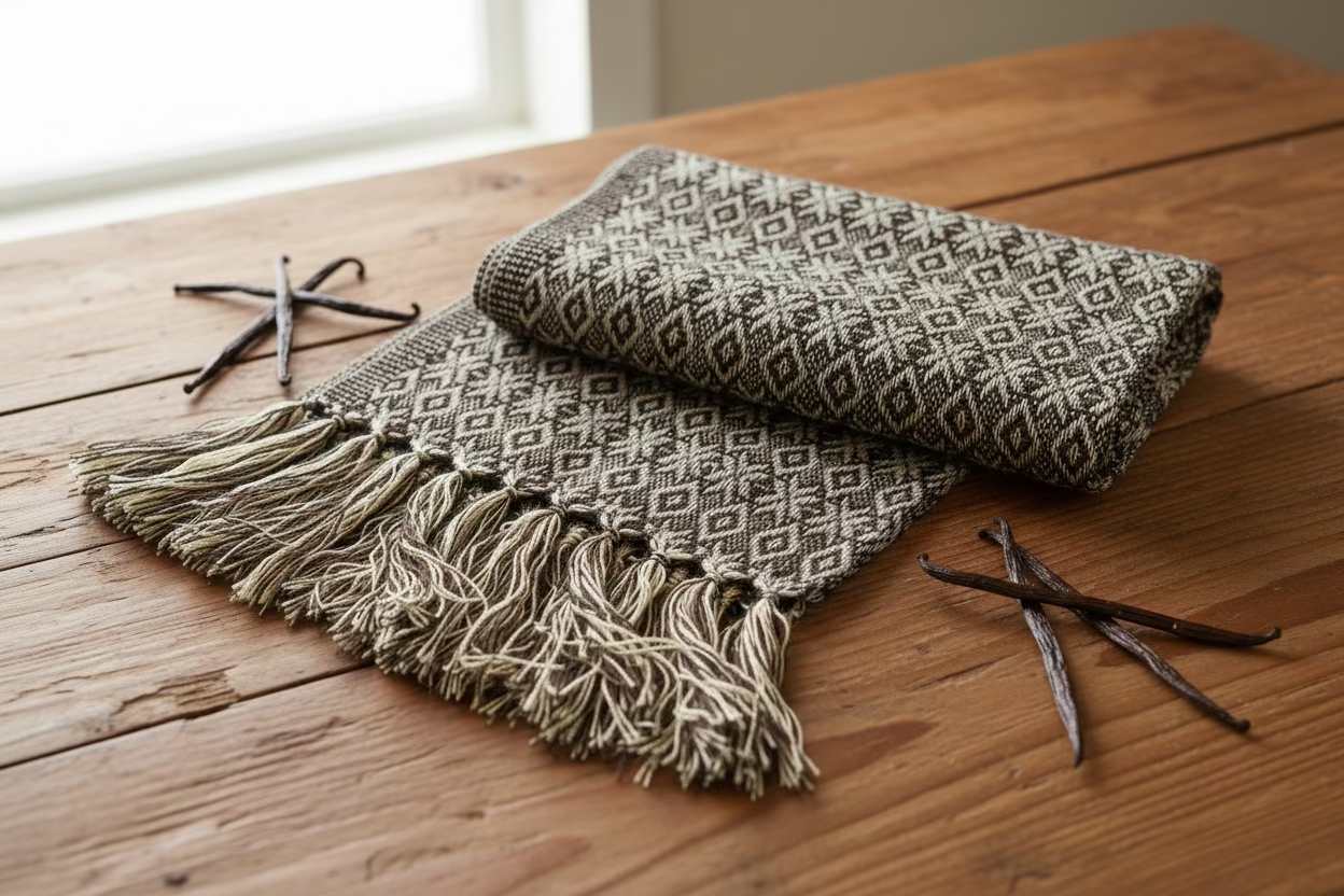 1.9m “Ritmo” Synthetic Mexican Birth Rebozo (6ft 3in) - Diamond Pattern