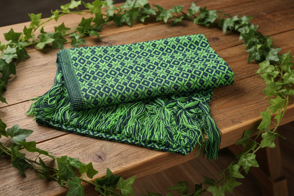 1.9m “Ritmo” Synthetic Mexican Birth Rebozo (6ft 3in) - Diamond Pattern