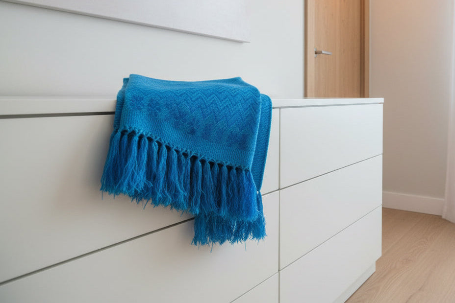 1.9m “Ritmo” Synthetic Mexican Birth Rebozo (6ft 3in) - ZigZag Pattern