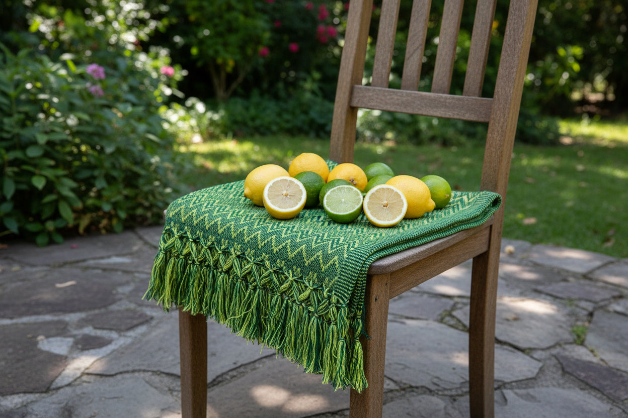 1.9m “Ritmo” Synthetic Mexican Birth Rebozo (6ft 3in) - ZigZag Pattern