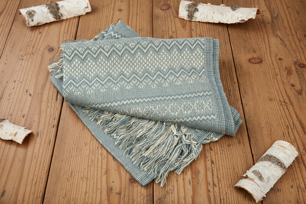 1.9m “Ritmo” Synthetic Mexican Birth Rebozo (6ft 3in) - ZigZag Pattern