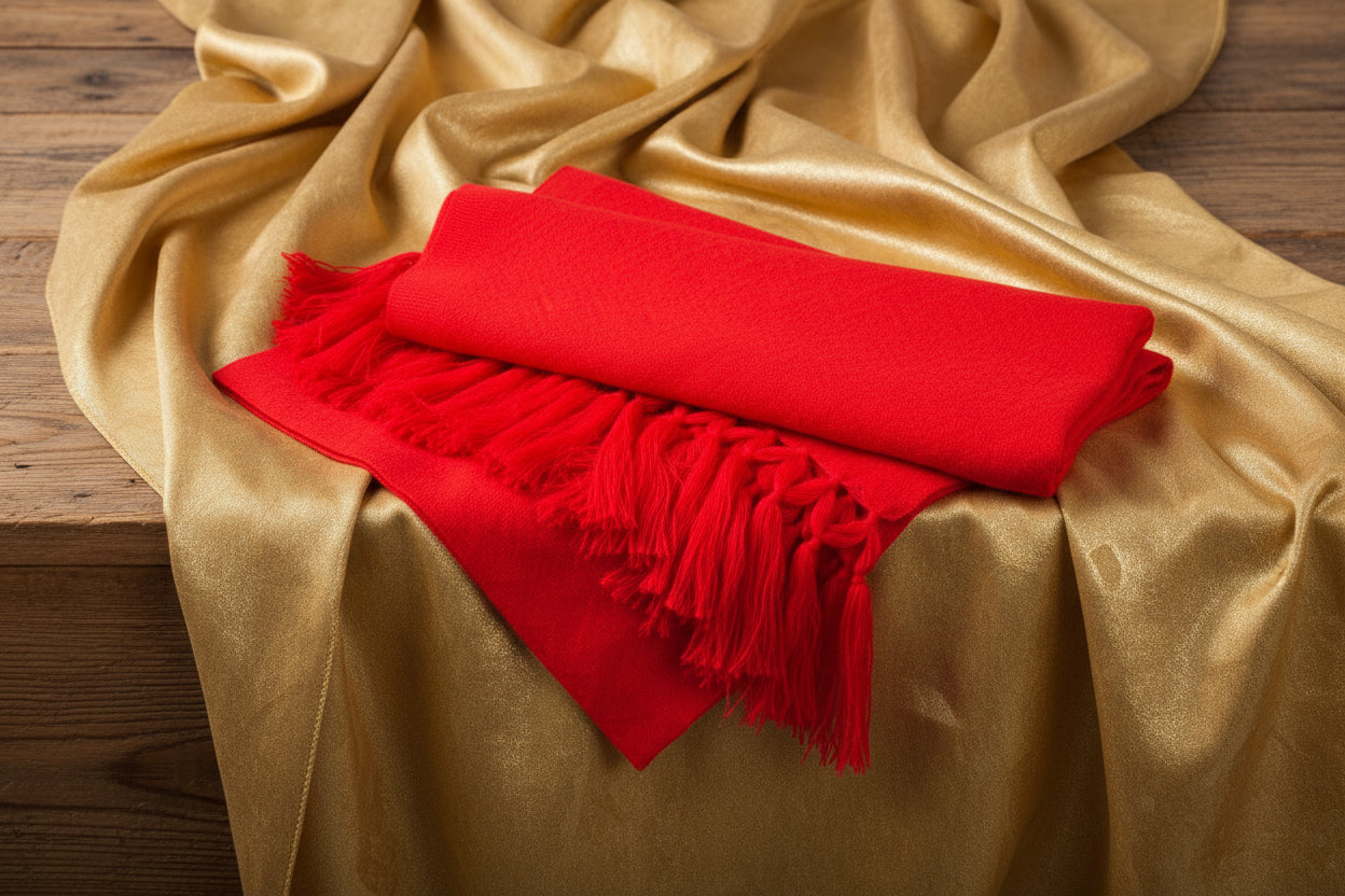 1.9m “Ritmo” Synthetic Mexican Birth Rebozo (6ft 3in) - ZigZag Pattern