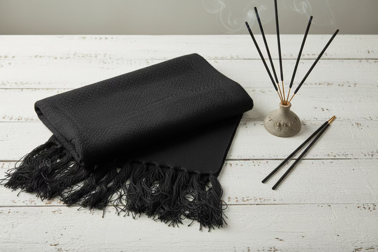 1.9m “Ritmo” Synthetic Mexican Birth Rebozo (6ft 3in) - ZigZag Pattern