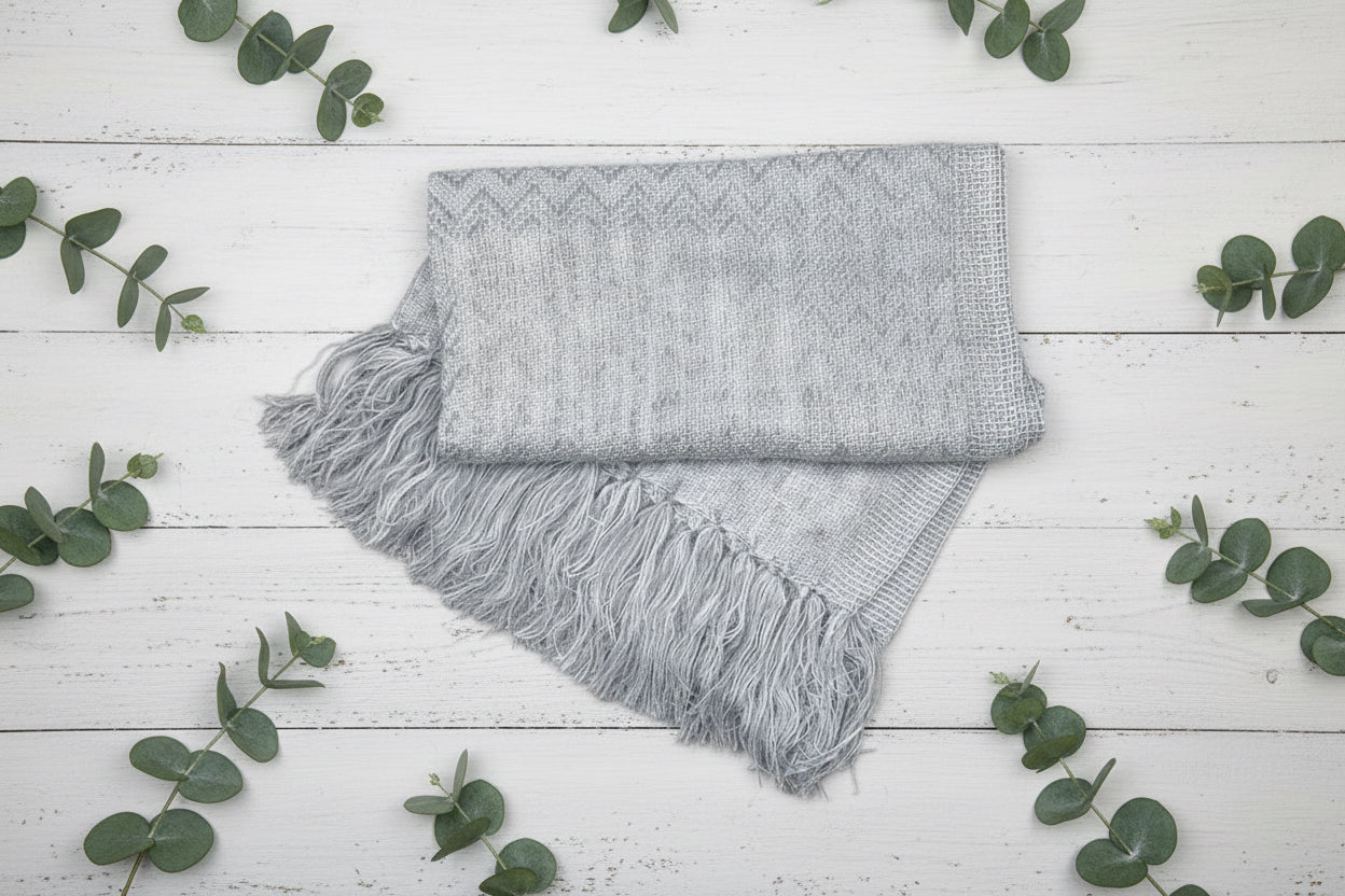 1.9m “Ritmo” Synthetic Mexican Birth Rebozo (6ft 3in) - ZigZag Pattern