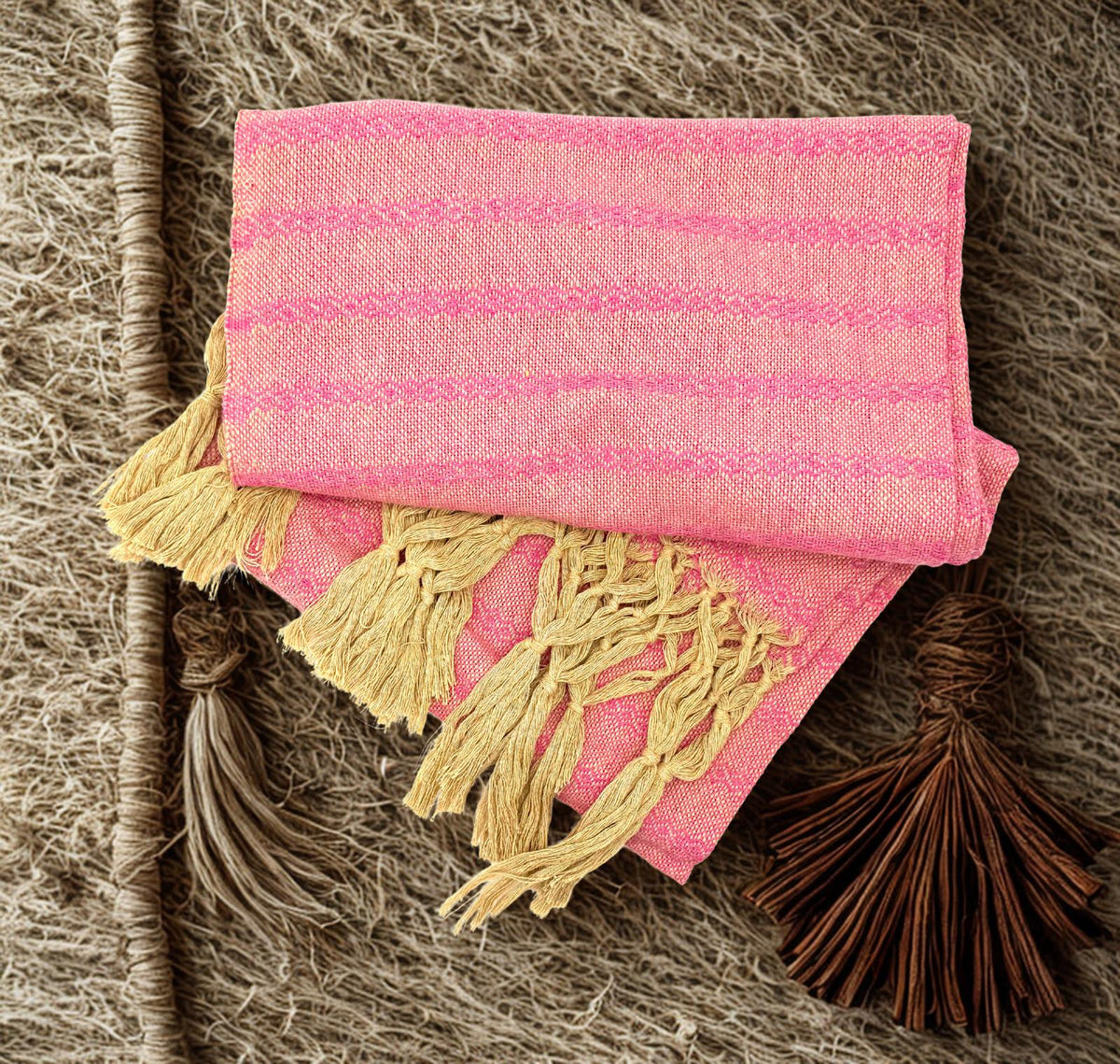 2.0m “Herencia” Cotton Mexican Birth Rebozo (6ft 6in)