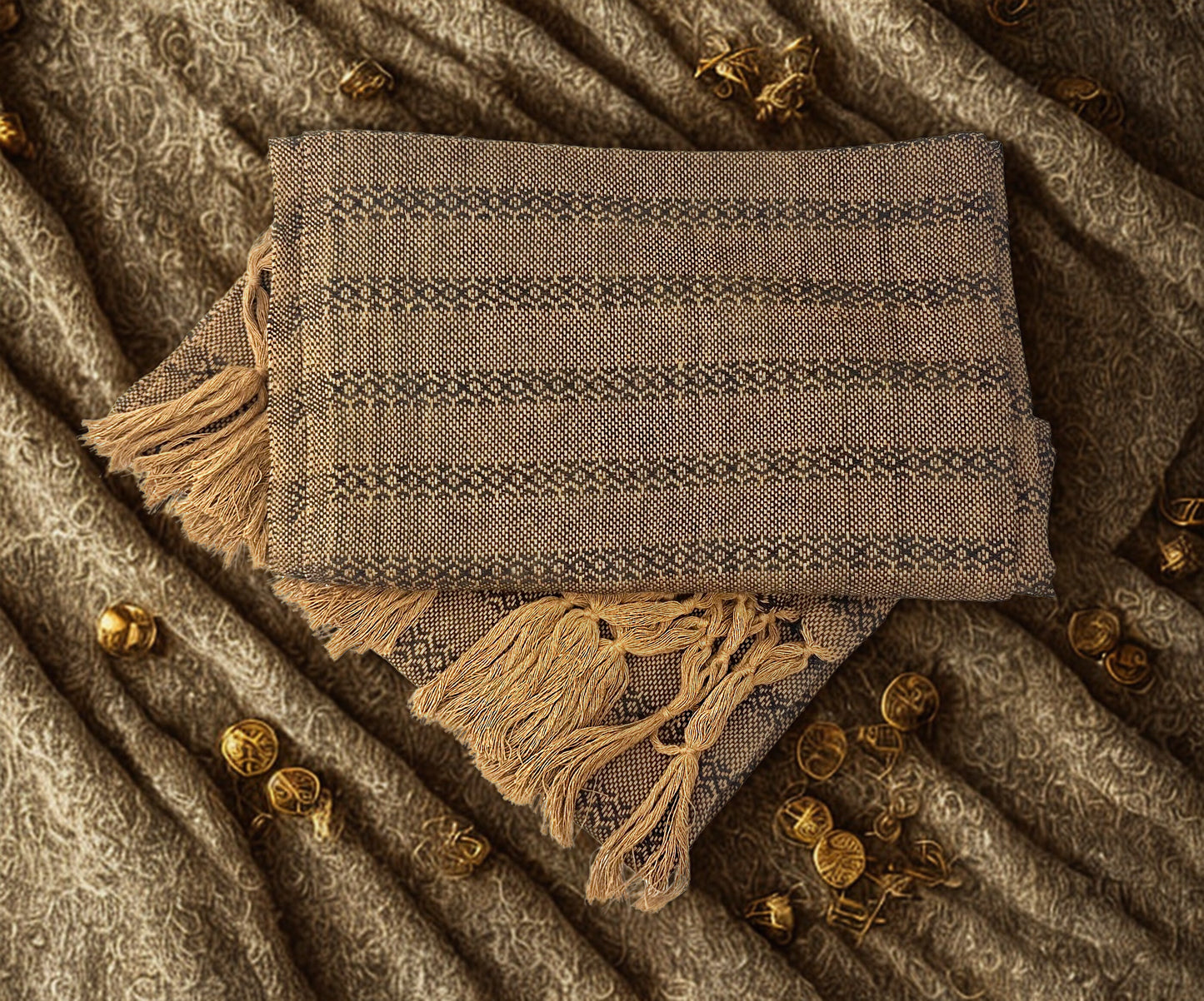 2.0m “Herencia” Cotton Mexican Birth Rebozo (6ft 6in)