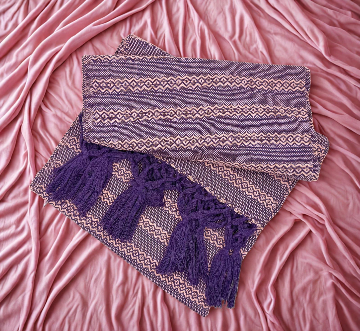 2.0m “Herencia” Cotton Mexican Birth Rebozo (6ft 6in)
