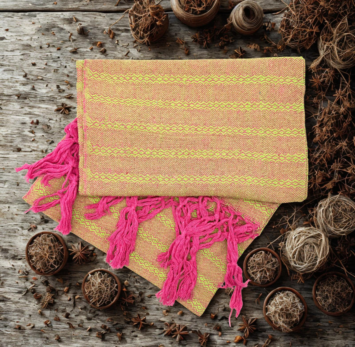 2.0m “Herencia” Cotton Mexican Birth Rebozo (6ft 6in)