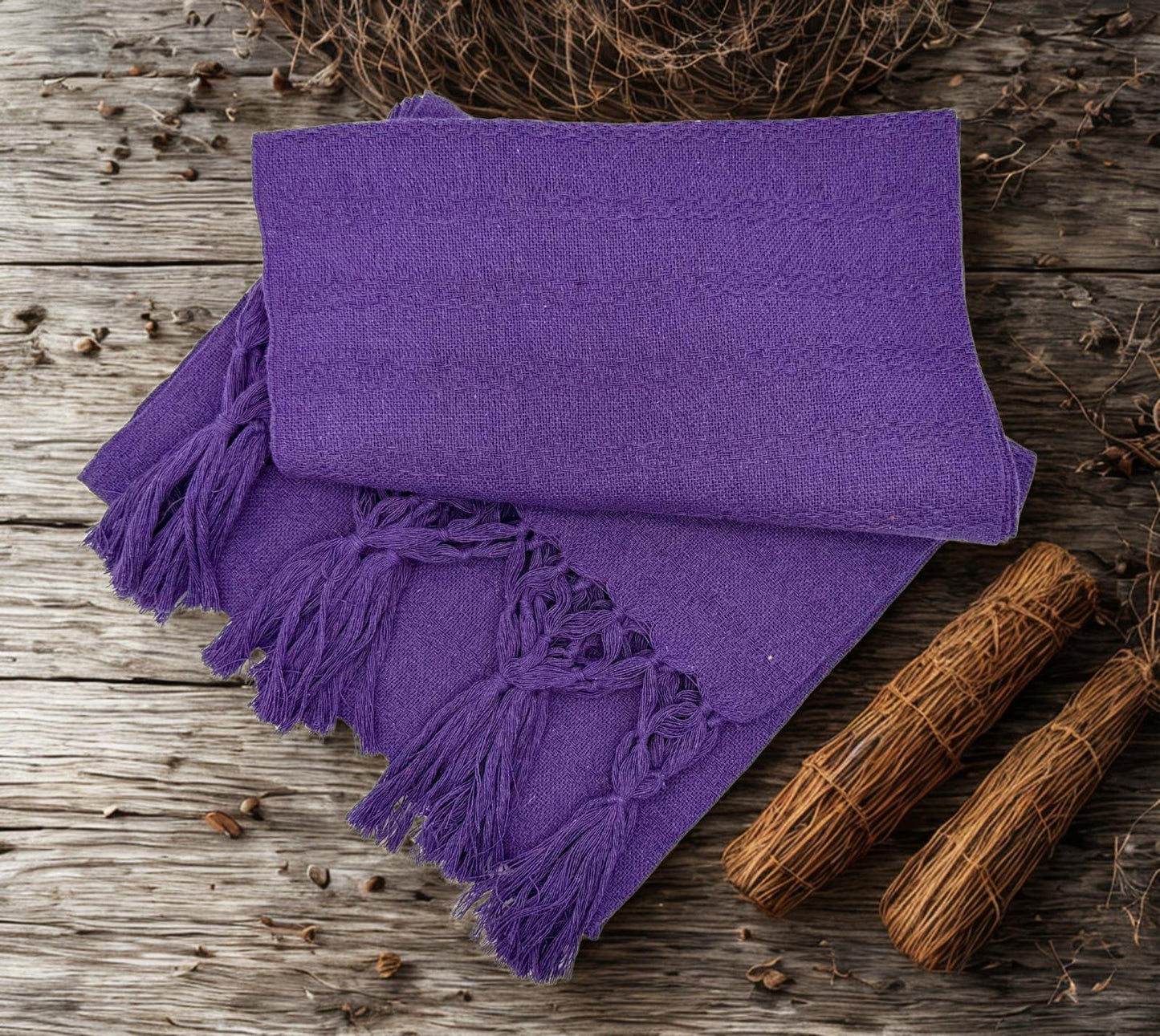 2.0m “Herencia” Cotton Mexican Birth Rebozo (6ft 6in)
