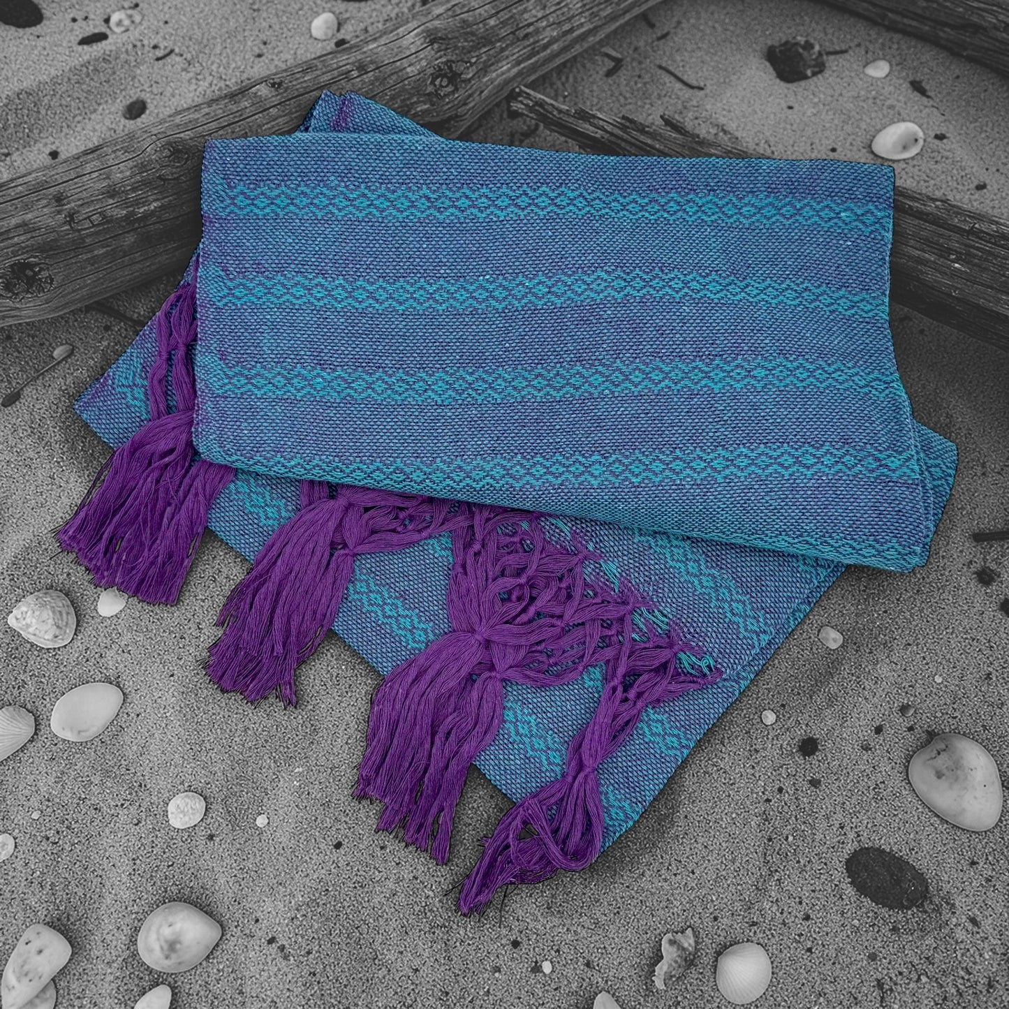 2.0m “Herencia” Cotton Mexican Birth Rebozo (6ft 6in)