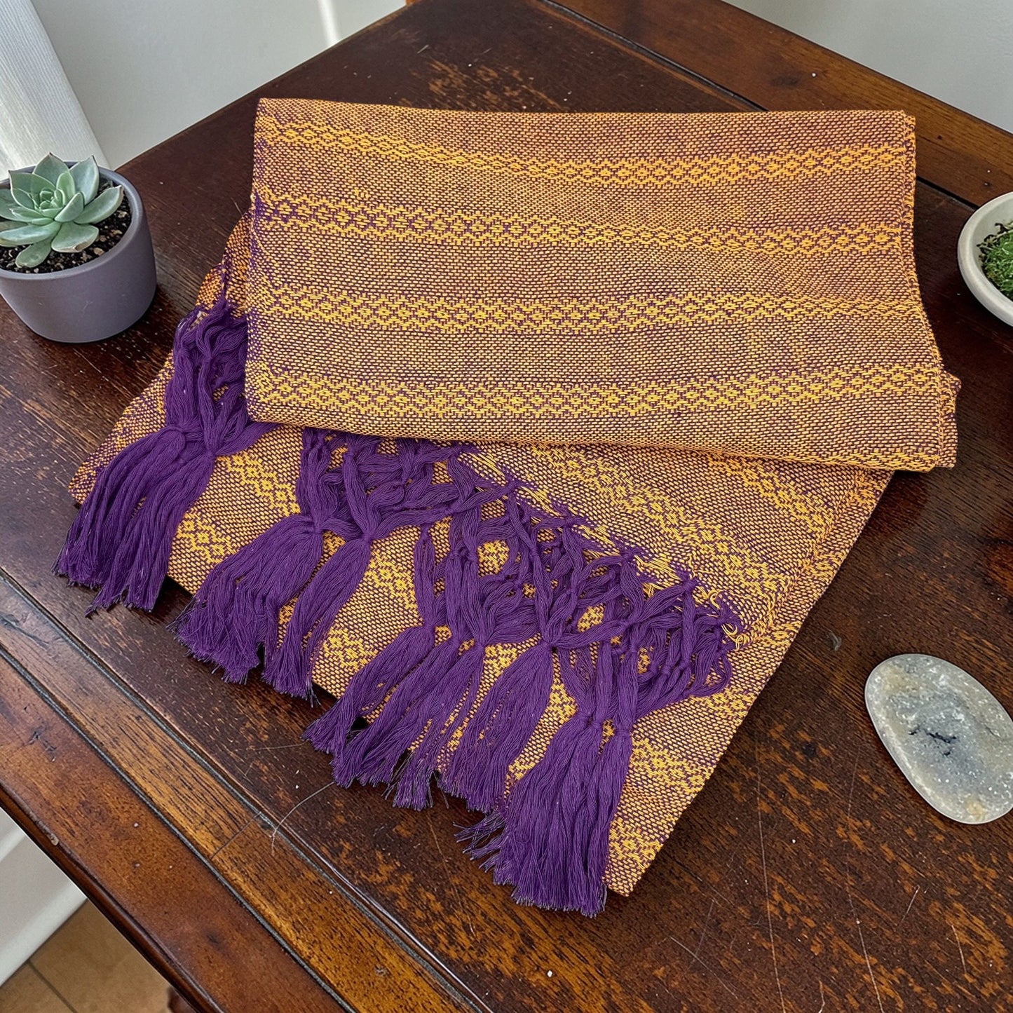 2.0m “Herencia” Cotton Mexican Birth Rebozo (6ft 6in)