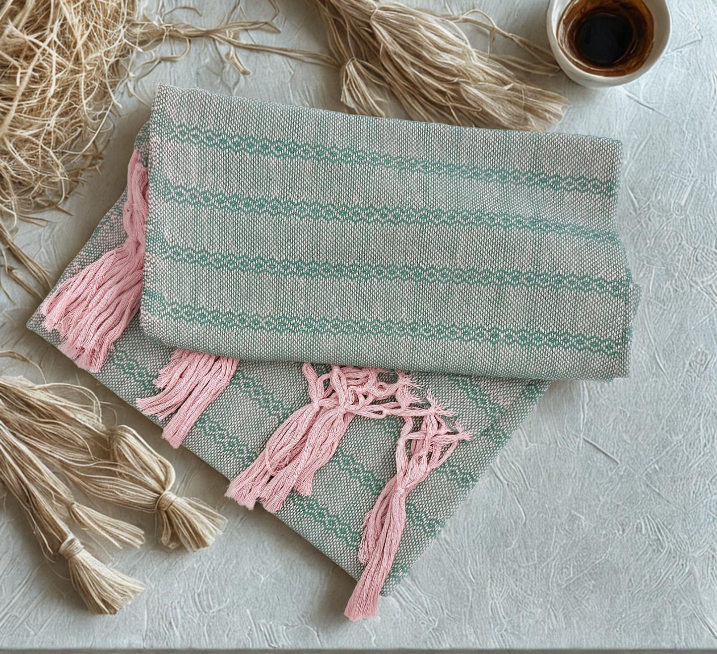 2.0m “Herencia” Cotton Mexican Birth Rebozo (6ft 6in)