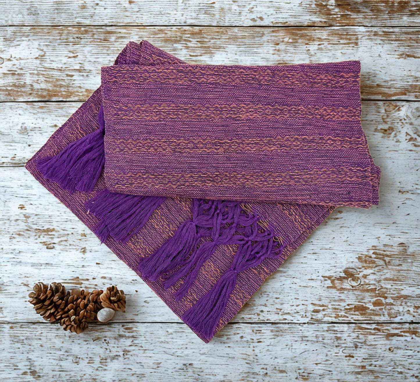 2.0m “Herencia” Cotton Mexican Birth Rebozo (6ft 6in)