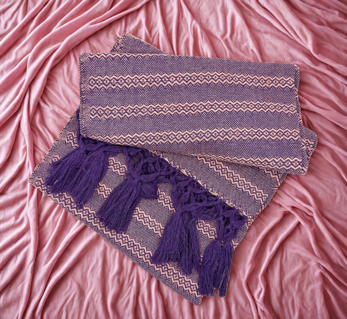 2.0m “Herencia” Cotton Mexican Birth Rebozo (6ft 6in)