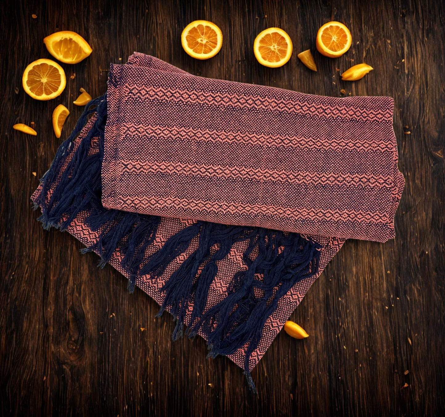 2.0m “Herencia” Cotton Mexican Birth Rebozo (6ft 6in)