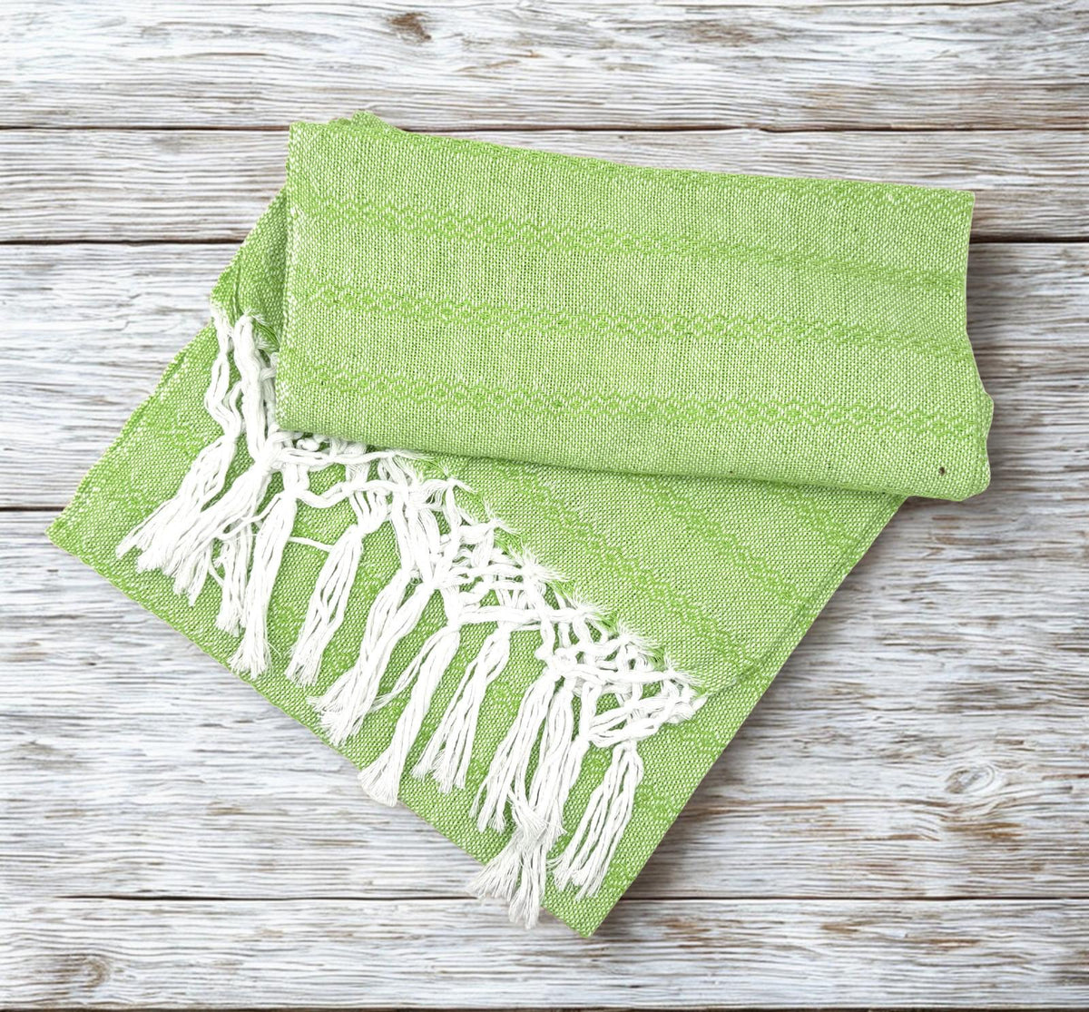 2.0m “Herencia” White Cotton Mexican Birth Rebozo (6ft 6in)