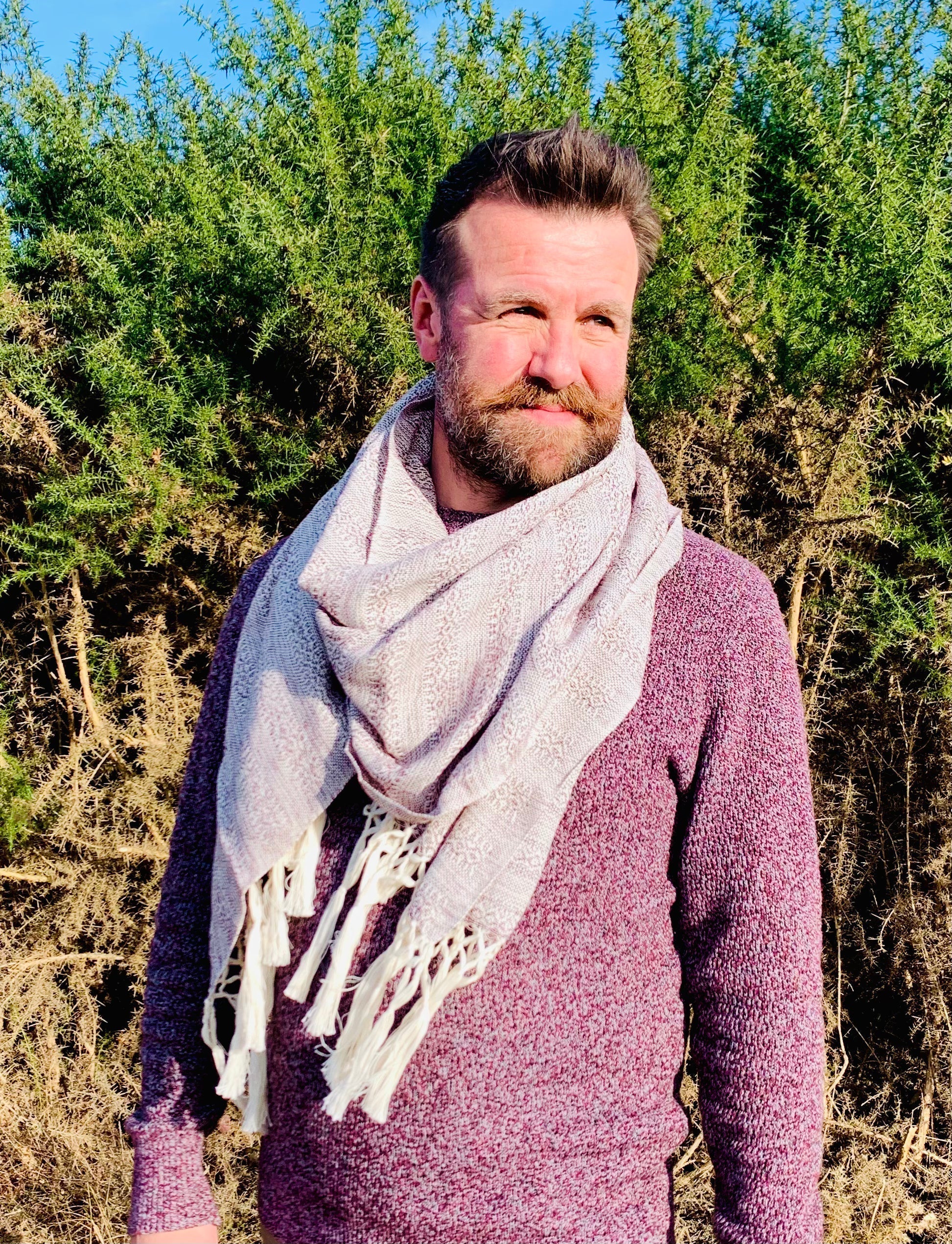 2.1m “Clasico” Premium Cotton Mexican Birth Rebozo (6ft 10in)