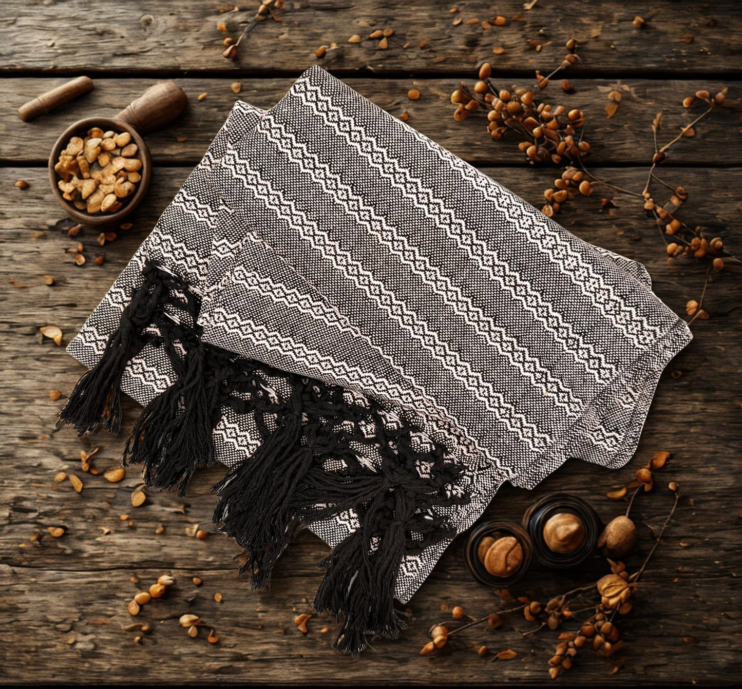 3.0m “Herencia” Cotton Mexican Birth Rebozo (9ft 10in)