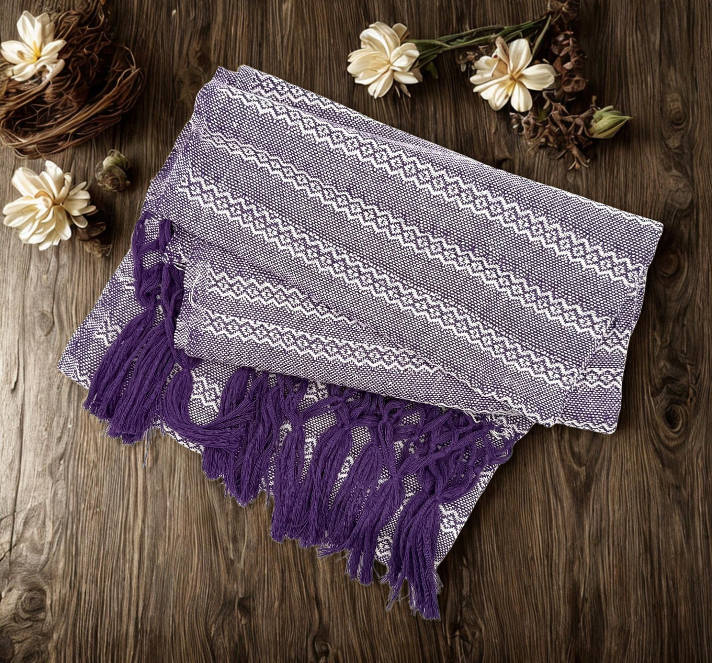 3.0m “Herencia” Cotton Mexican Birth Rebozo (9ft 10in)