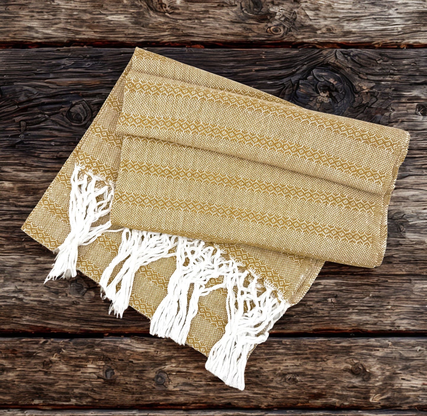 3.0m “Herencia” White Cotton Mexican Birth Rebozo (9ft 10in)