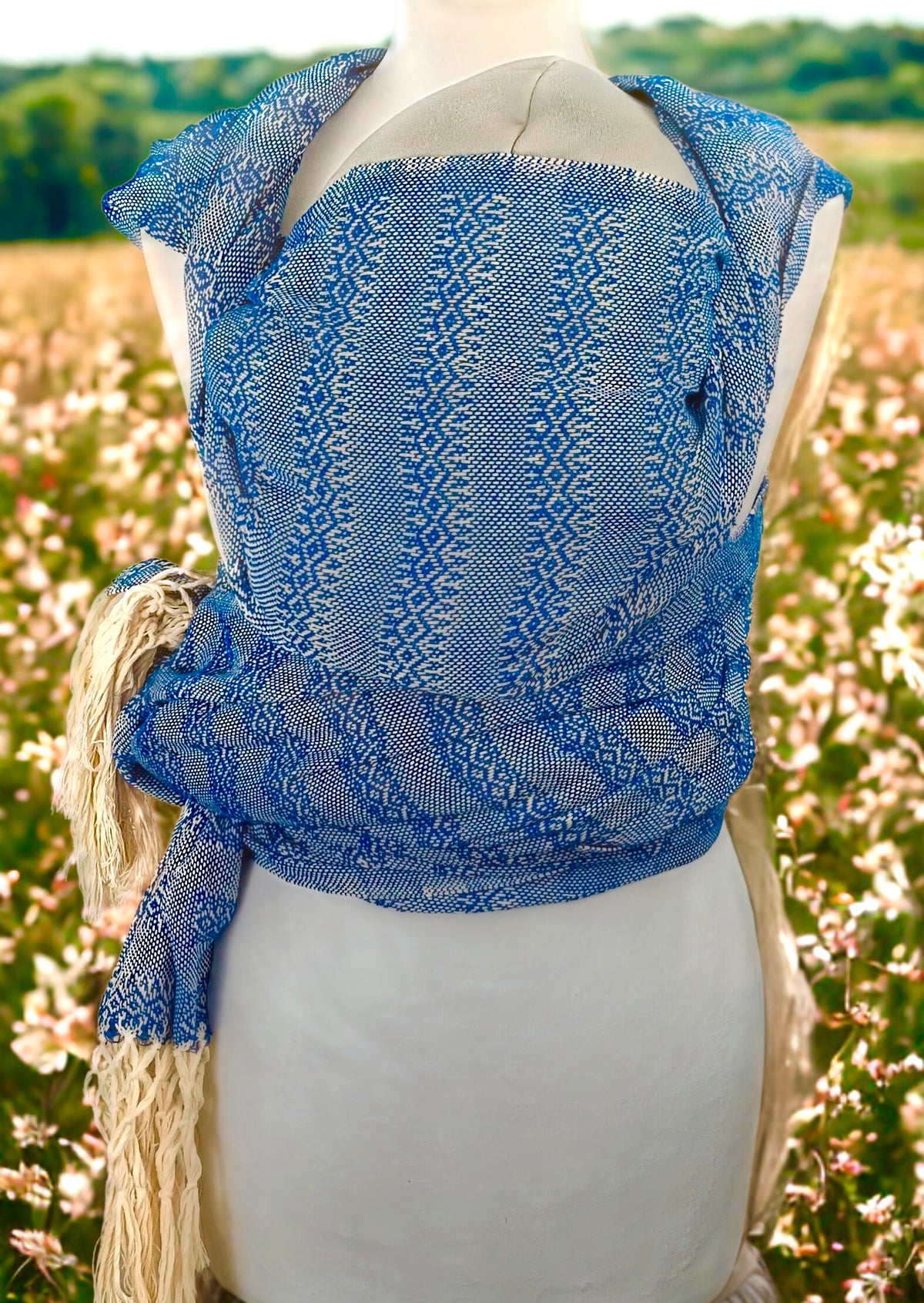 3.5m “Clasico” Premium Cotton Mexican Birth Rebozo (12ft)