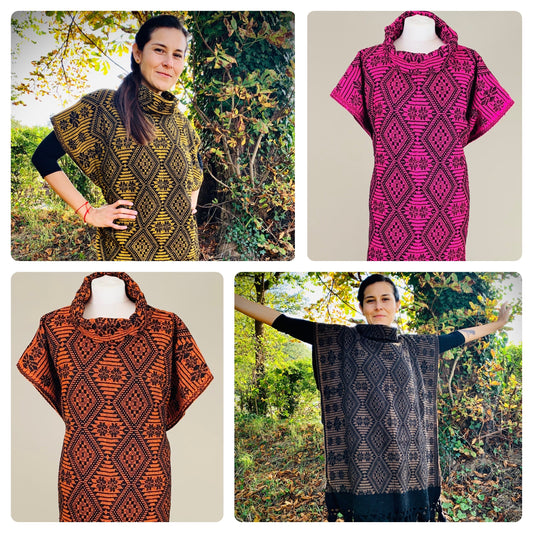 75% OFF - Vintage Mexican Poncho