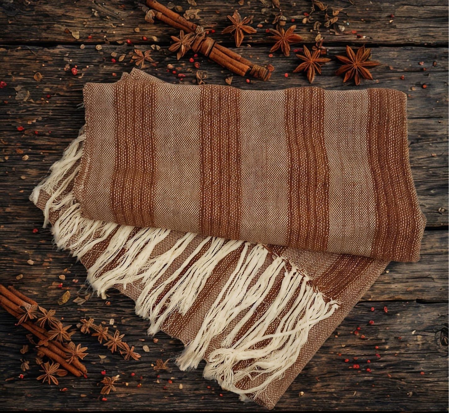Brisa 1.9m (6ft 3in) 100% Light Cotton Mexican Rebozo (190cm x 69cm)
