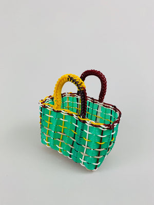 Cute Mini Tianguis Mexican Market Shopping Bag 13x9x9 cm