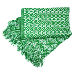 Diamond Pattern Classic Artisanal Mexican Rebozo Shawl (195cmx67cm)