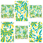 Exquisite Hand Embroidered Otomi Cushion Cover - Yellow/Green (45x45cm)