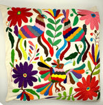 Exquisite Hand Embroidered Otomi Cushion Covers - Multicoloured (45x45cm)