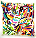 Exquisite Hand Embroidered Otomi Cushion Covers - Multicoloured (45x45cm)