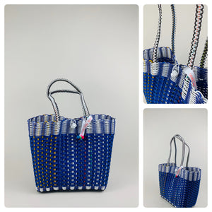 Large Tianguis Mexican Market Shopping Bag Long Handles