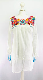 Mexican Embroidered Summer Dress