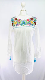 Mexican Embroidered Summer Dress