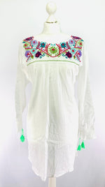 Mexican Embroidered Summer Dress