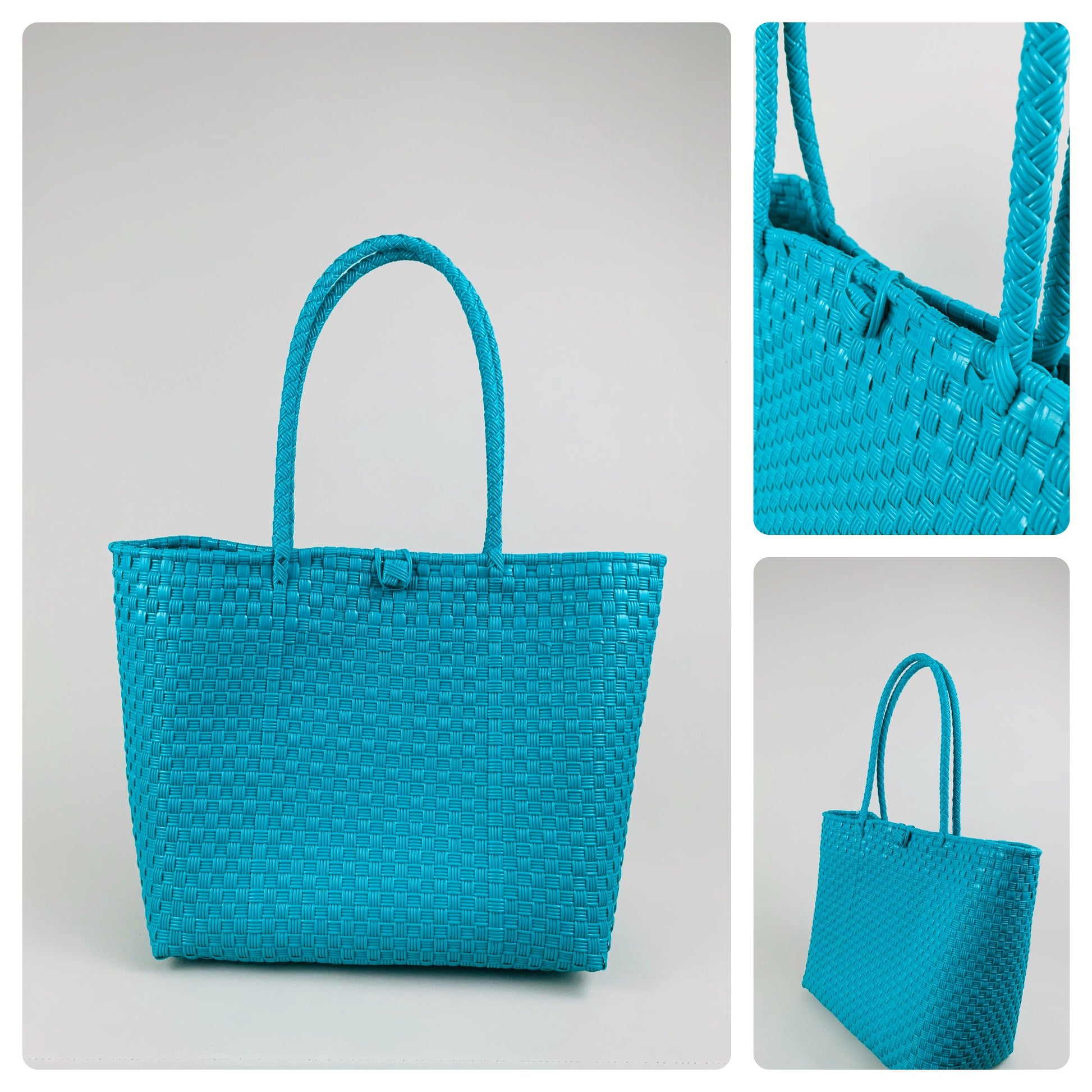 Mexican Market Tote Bag – Woven Beach & Shopping Bag (Tianguis Style)