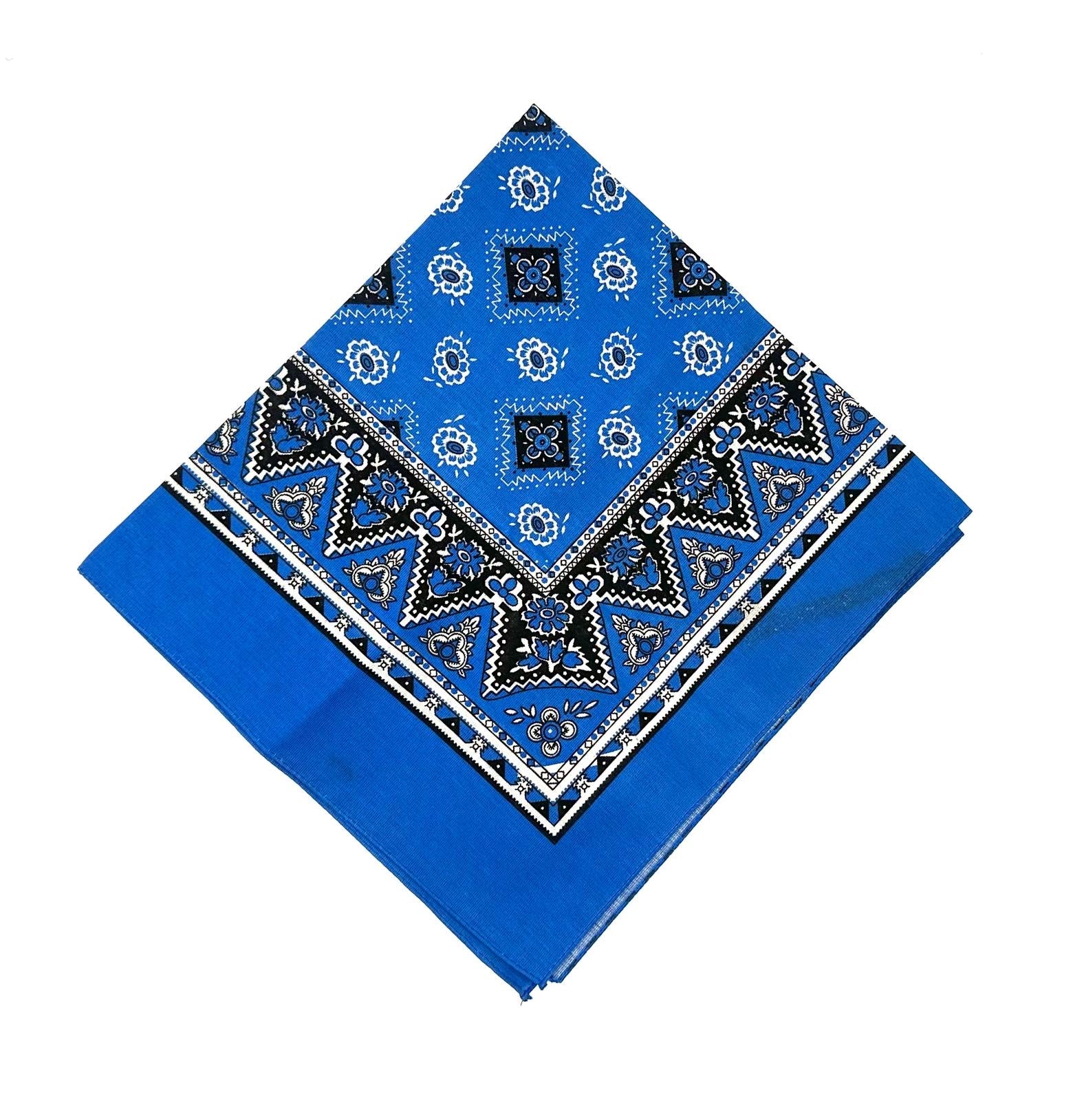 Mexican Paliacate Bandana – 100% Cotton Traditional Mexican Scarf / Headscarf (58 x 58 cm)