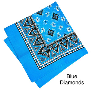 Mexican Paliacates / Bandanas (approx 58cm x 58cm)