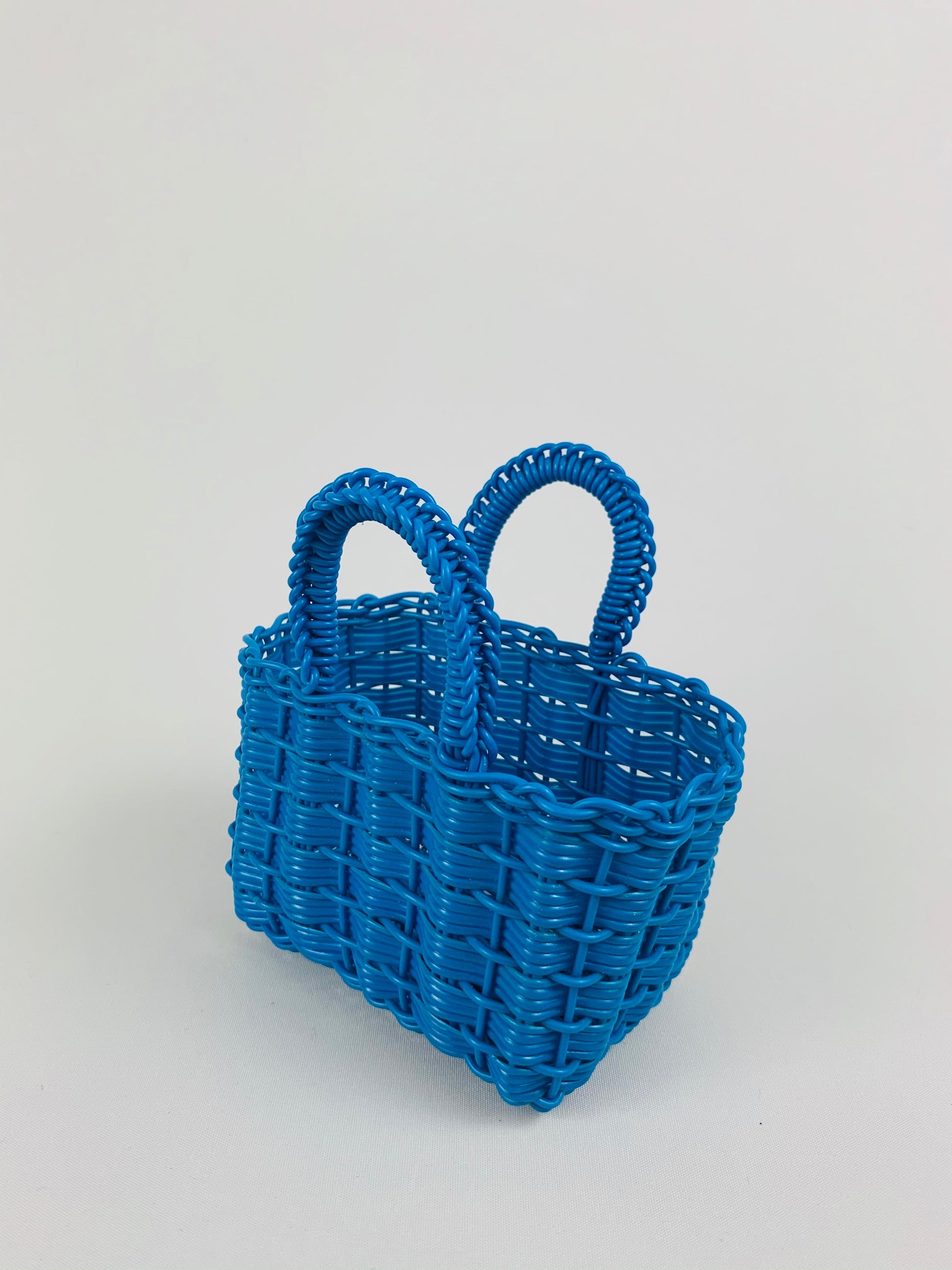 Mini Mexican Tianguis Tote Bag – Small Woven Bag for Kids, Beach & Everyday Treasure 13x9x9 cm