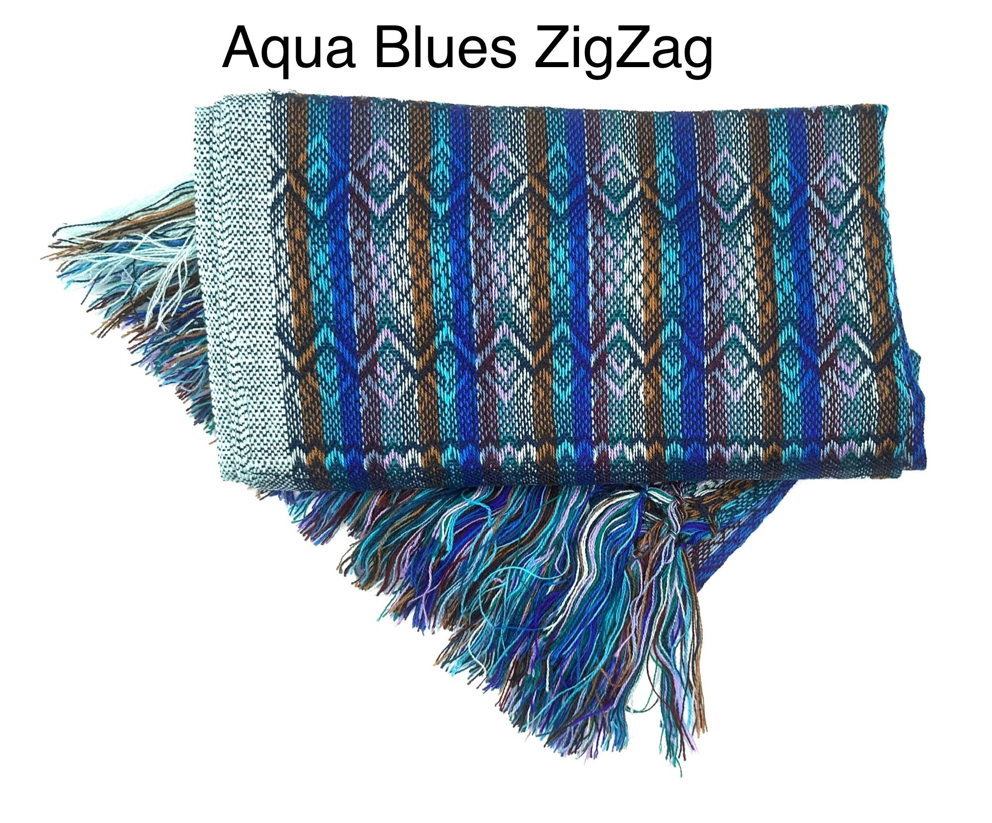 Multicolour Classic Artisanal Mexican Rebozo Shawl (195cmx67cm)